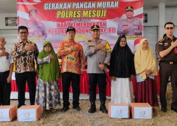 Polres Mesuji Gelar Gerakan Pangan Murah untuk Masyarakat