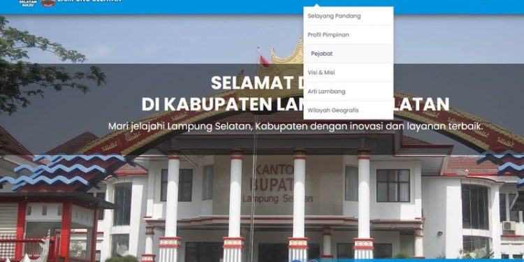 Tepis Isu Lalai! Website Pemkab Lampung Selatan Sedang Redesain