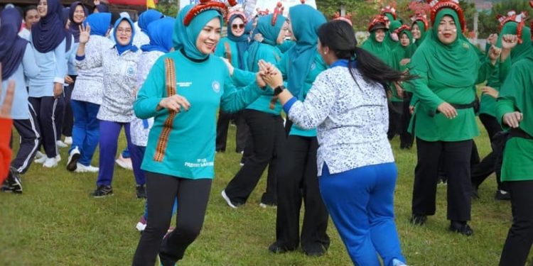 Semarak Kemerdekaan, PKK Provinsi Lampung Bersama Organisasi Wanita Rayakan HUT ke-80 RI