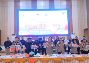 Polda Lampung Ungkap Ratusan Kasus Kejahatan dalam Ops Sikat Krakatau 2025