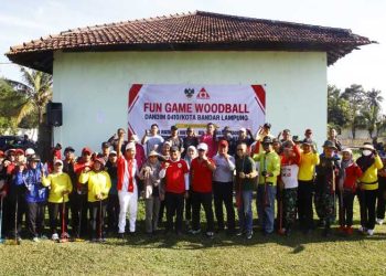 Kodim 0410/KBL Gelar Kegiatan Fun Game Woodball