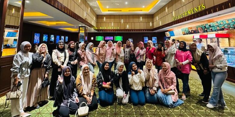 PW Fatayat NU Lampung Gelar Nobar “Lyora” di XXI Mall Kartini