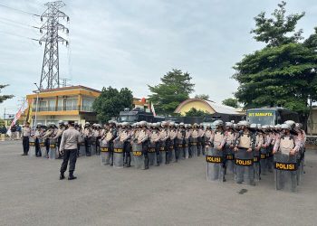 Irwasda Polda Lampung Tekankan Tindakan Profesional Sesuai Undang-Undang Pada Pengamanan Aksi Demonstrasi