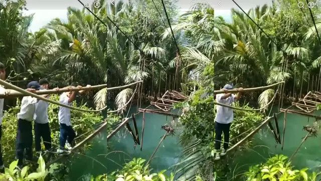 Pemprov Lampung Siap Berkolaborasi Tangani Jembatan Viral di Pematang Sawa