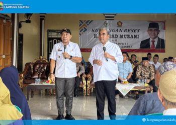 Wabup Lampung Selatan Dampingi Ketua MPR RI Serap Aspirasi Warga di Natar