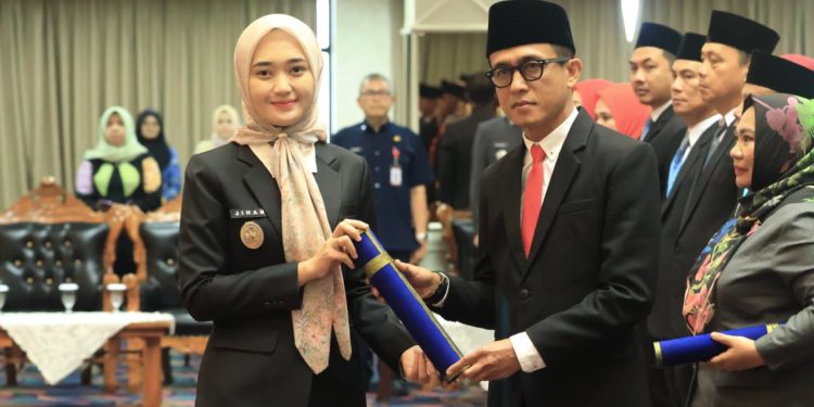 Wagub Jihan Lantik 58 Pejabat di Lingkungan Pemprov Lampung