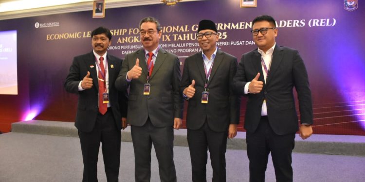 Gubernur Rahmat Mirzani Menghadiri Acara Economic Leadership for Regional Government Leaders (REL) 2025