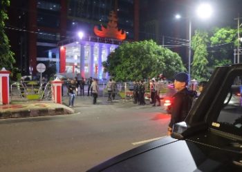 TNI-Polri Gelar Patroli Gabungan Skala Besar Jaga Kondusifitas di Bandar Lampung