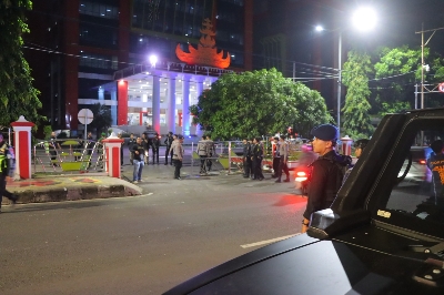 TNI-Polri Gelar Patroli Gabungan Skala Besar Jaga Kondusifitas di Bandar Lampung