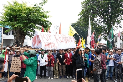 Aksi Damai Unjuk Rasa Mahasiswa di Lampung Jadi Contoh Kedewasaan Berdemokrasi