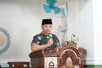 Korem 043/Gatam Laksanakan Peringatan Maulid Nabi Muhammad SAW Tahun 1447 H/2025 M di Masjid Al-Furqon