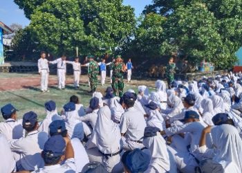 Anggota Koramil 0410-05/TKP Gelar “Babinsa Go to School”