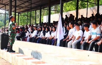 Dandim 0410/KBL Bekali 250 Mahasiswa FH Unila tentang Wawasan Kebangsaan