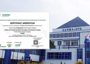 Tak Tertandingi Setelah TI & SI, Kini Prodi Manajemen Darmajaya Sabet Predikat “Unggul” Siap Go Internasional 2027