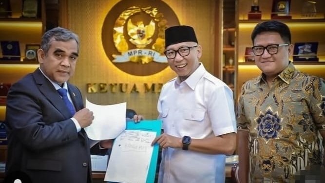 Temui Ketua MPR RI, Gubernur Mirza Sampaikan Aspirasi Mahasiswa Lampung