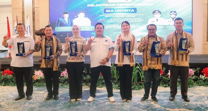 Wagub Jihan Hadiri Pelantikan Pengurus IKA Untirta Wilayah Lampung Periode 2025-2030