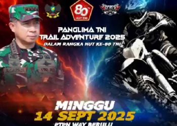 Rebut Hadiah Panglima, Ribuan Rider Ramaikan Trail Adventure 2025 HUT TNI ke-80
