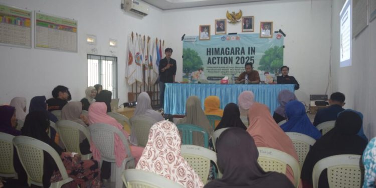 Aksi Kolaboratif Himagara Unila in Action di Desa Pascabencana