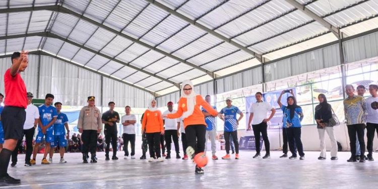 Karang Taruna Pesawaran Gelar Turnamen Futsal dan Bakti Sosial dalam Peringatan Haornas ke-42