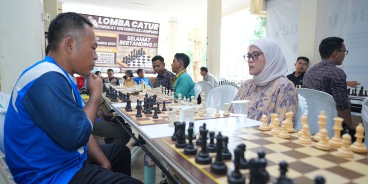 FMIPA Meriahkan Dies Natalis ke-60 Unila dengan Lomba Catur dan Tenis Meja