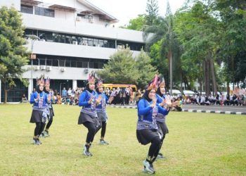 Unila Gelar Lomba Senam Maumere Meriahkan Dies Natalis ke-60