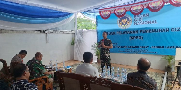 Dandim 0410/KBL Bersama Kapolresta Bandar Lampung Hadiri Peresmian MBG TKB II