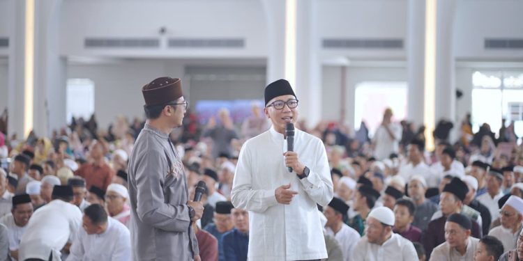 Perkuat Nilai Persatuan, Gubernur Rahmat Mirzani Djausal Ikuti Dakwah Damai Indonesiaku