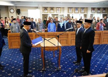 Gubernur Lampung Lantik Dua Pejabat Pimpinan Tinggi Pratama