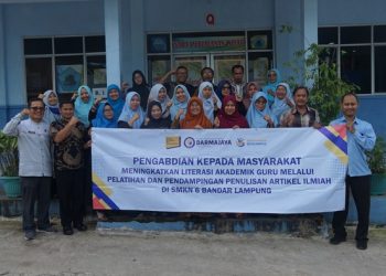 IIB Darmajaya Dorong Guru SMKN 6 Bandar Lampung Tingkatkan Literasi Akademik