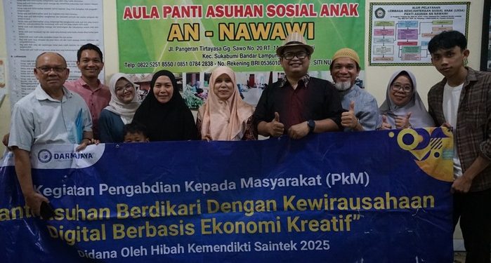 LPPM IIB Darmajaya Gelar Monev Program Pemberdayaan Kewirausahaan Digital di Panti Asuhan
