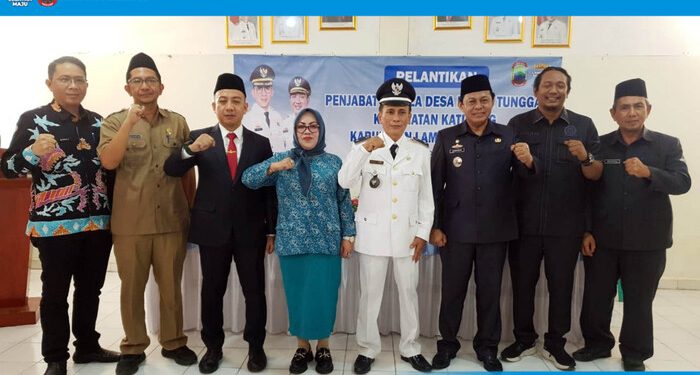 Sekda Lampung Selatan Lantik Khusaini Rohman sebagai Penjabat Kades Karya Tunggal