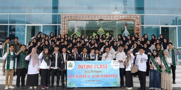 Kunjungi UIN Raden Intan Lampung, Siswa MA Mambaul Ulum Tanggamus Antusias Ikuti Sosialisasi Kampus