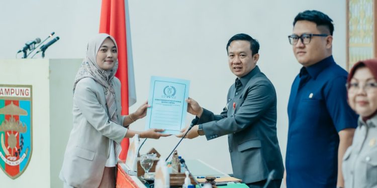 Pemprov Lampung Dorong Enam Raperda Baru, Dari Pertanian hingga Pengelolaan Satu Data