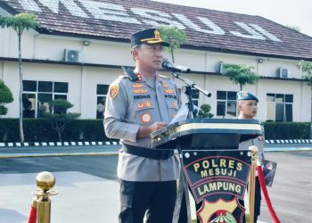 Kapolres Kukuhkan Nomenklatur Pamapta SPKT Polres Mesuji