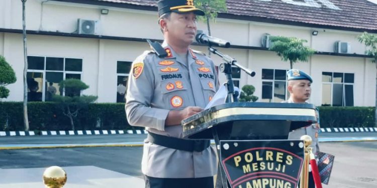 Kapolres Kukuhkan Nomenklatur Pamapta SPKT Polres Mesuji