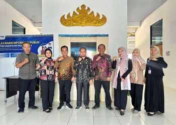 Perkuat Sinergi Informasi Publik, Diskominfotiksan Pesawaran Terima Kunjungan Audiensi Diskominfo Pringsewu