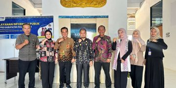 Perkuat Sinergi Informasi Publik, Diskominfotiksan Pesawaran Terima Kunjungan Audiensi Diskominfo Pringsewu