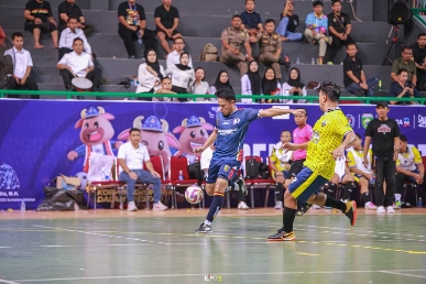 Tim Futsal Lampung Lolos ke Delapan Besar, Taklukkan ATR/BPN 2–1 di Pornas Korpri XVII