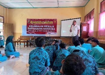 Cegah Kenakalan Remaja, Polres Mesuji Rutin Sambang Binluh di Lingkungan Sekolah