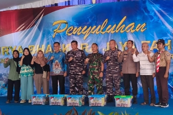 Dandim 0410/KBL Menghadiri Baksos yang Digelar Lanal Lampung