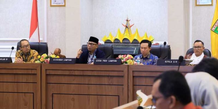 Pemprov Lampung Gelar Rapat Optimalisasi Peran Perbankan dan Dunia Usaha dalam Memajukan Pertanian
