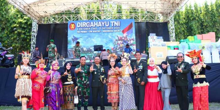 Kodim 0410/KBL Turut Sukseskan Upacara HUT TNI ke-80