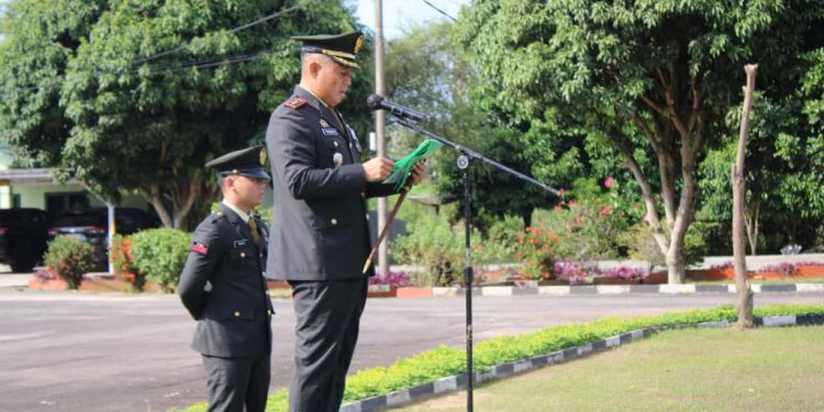 Kodim 0426/Tulang Bawang Gelar Upacara HUT TNI ke-80 Tahun 2025
