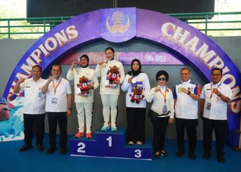 Tim Renang Lampung Harumkan Nama Daerah, Tambah Perolehan Medali di Pornas Korpri XVII