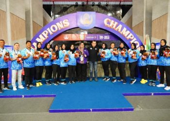 Tim Voli Putri Lampung Persembahkan Medali Perak di Ajang Pornas