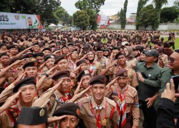 Jambore Pramuka Penggalang Lampung VII 2025 Dorong Semangat Berkarya Menuju Indonesia Emas 2045