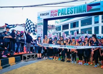 Purnama Wulan Sari Lepas Peserta Charity Run For Palestina, Lari Bersama untuk Kemanusiaan