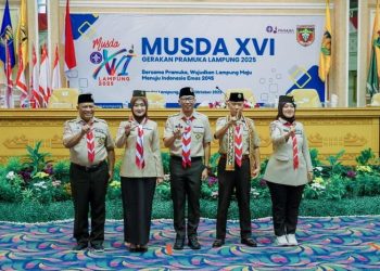 Gubernur Mirza Buka Musda XVI Pramuka Lampung, Jihan Nurlela Terpilih Jadi Ketua Kwarda 2025–2030