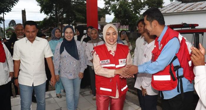 Ketua PMI Lampung Ibu Purnama Wulan Sari Kunjungi Lampung Barat, Kobarkan Semangat Relawan Kemanusiaan