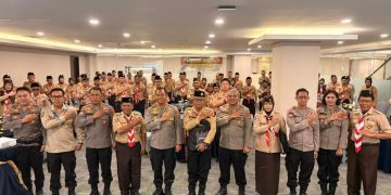 Ditbinmas Polda Lampung Gelar Pembinaan dan Peningkatan Kemampuan Saka Bhayangkara Tahun 2025